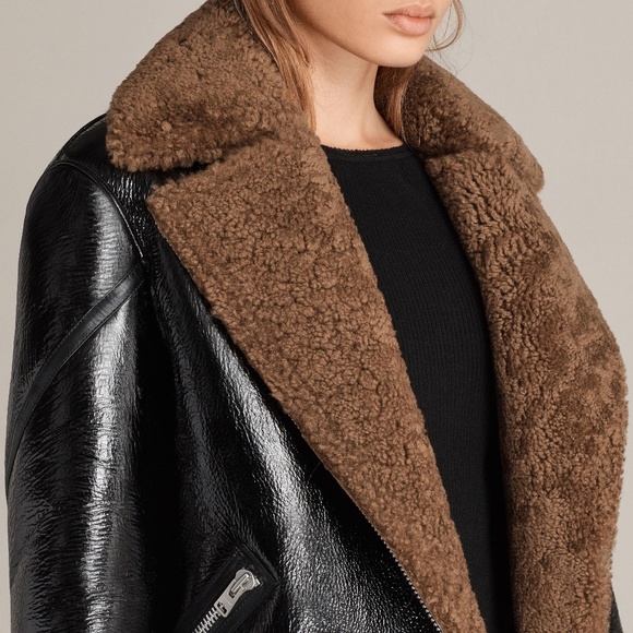 All Saints Leather Jacket - Picture 5 of 12